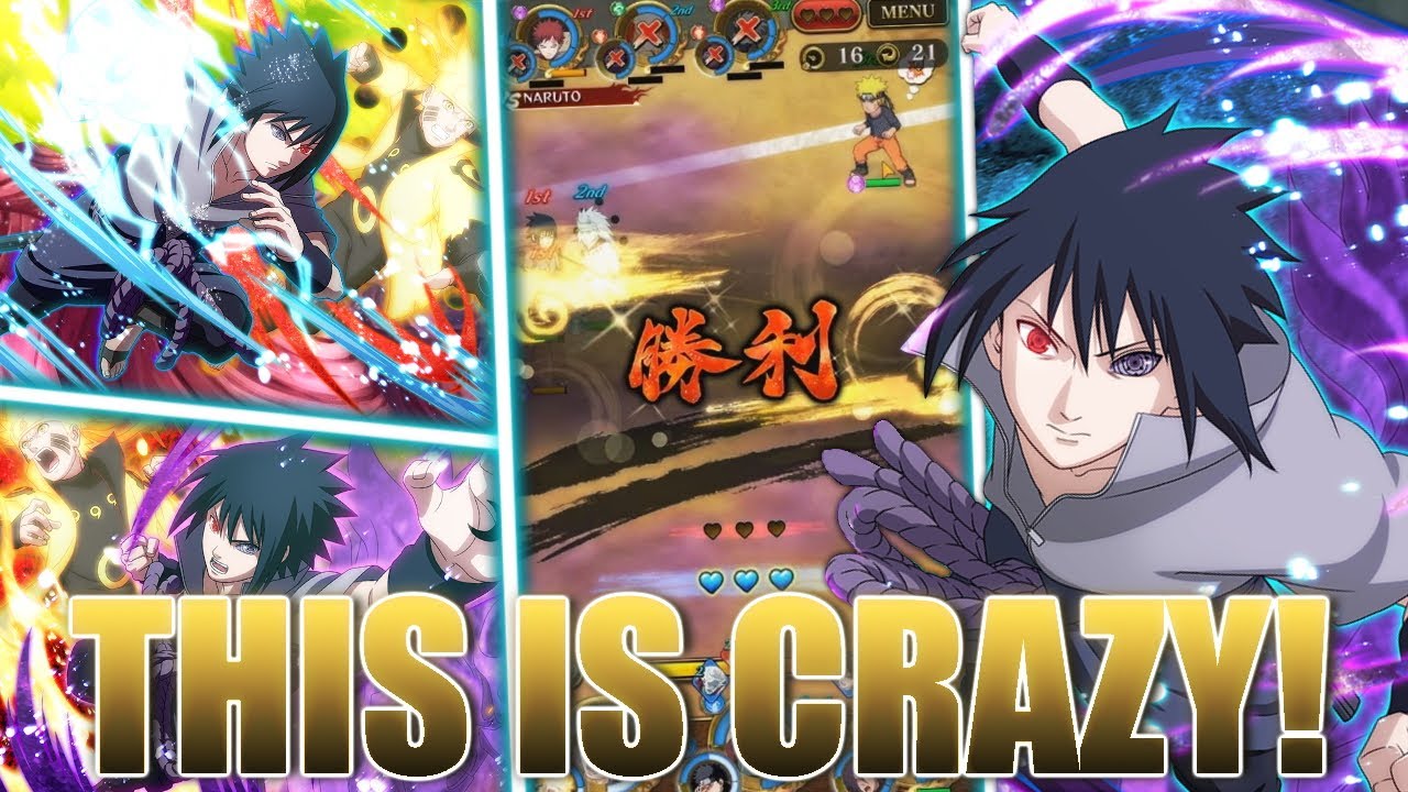 BEATING JP PLAYERS SENSELESSLY WITH THE NEW SASUKE!/*NARUTO BLAZING