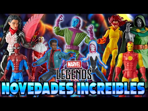 Figuras de comic l Kang, SpiderVerse, Avengers, X-MEN Hasbro PulseCon 2020 Marvel Legends Series