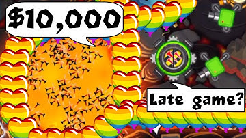 My Opponent Wanted To Go Late Game...Then Sent Me A $10,000 Rush! (Bloons TD Battles)