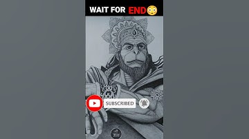How To Draw Hanuman Ji 🙏 || 🚩 Hanuman Ji Sketch 💥 || #shorts #viral #short