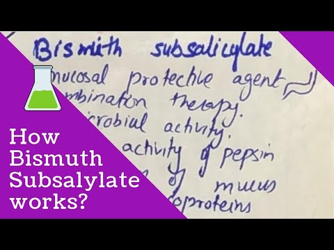 Video: Perbedaan Antara Bismuth Subsalicylate Dan Bismuth Subcitrate