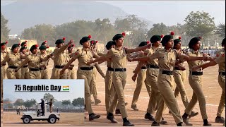 Happy 75 Republic Day | A group of 80 girls danced together | Live Parade | Best Dance performance