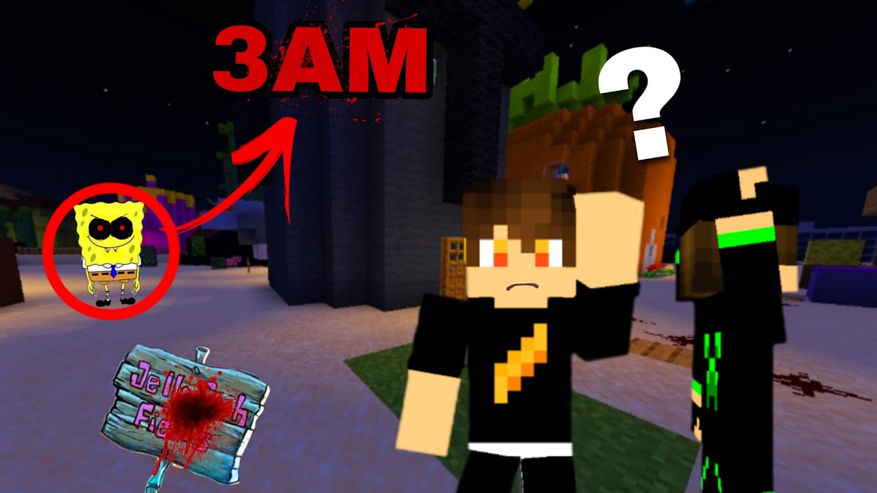 Fomos para o mundo do Bob Esponja, só que estava tudo muito estranho 