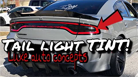 Luxe Auto Concepts - Dark taillight wrap INSTALL! Dodge Charger