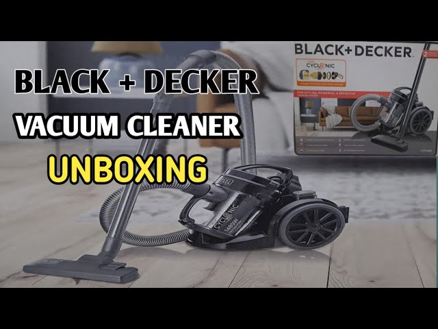 BLACK+DECKER Bagless Canister Vacuum (BDXCAV217 GW ), Adjustable Suction  Multi-Cyclonic Power, for Hard Floors and Carpet 