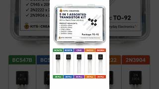 5 In 1 Assorted Transistor Kit 🔥 BC547 BC557 2N2222 2N3904 C945