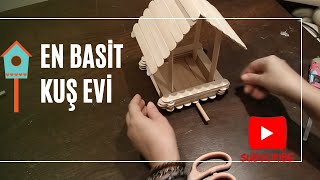 Dil Çubuğu Ile Kuş Evi Yapalım