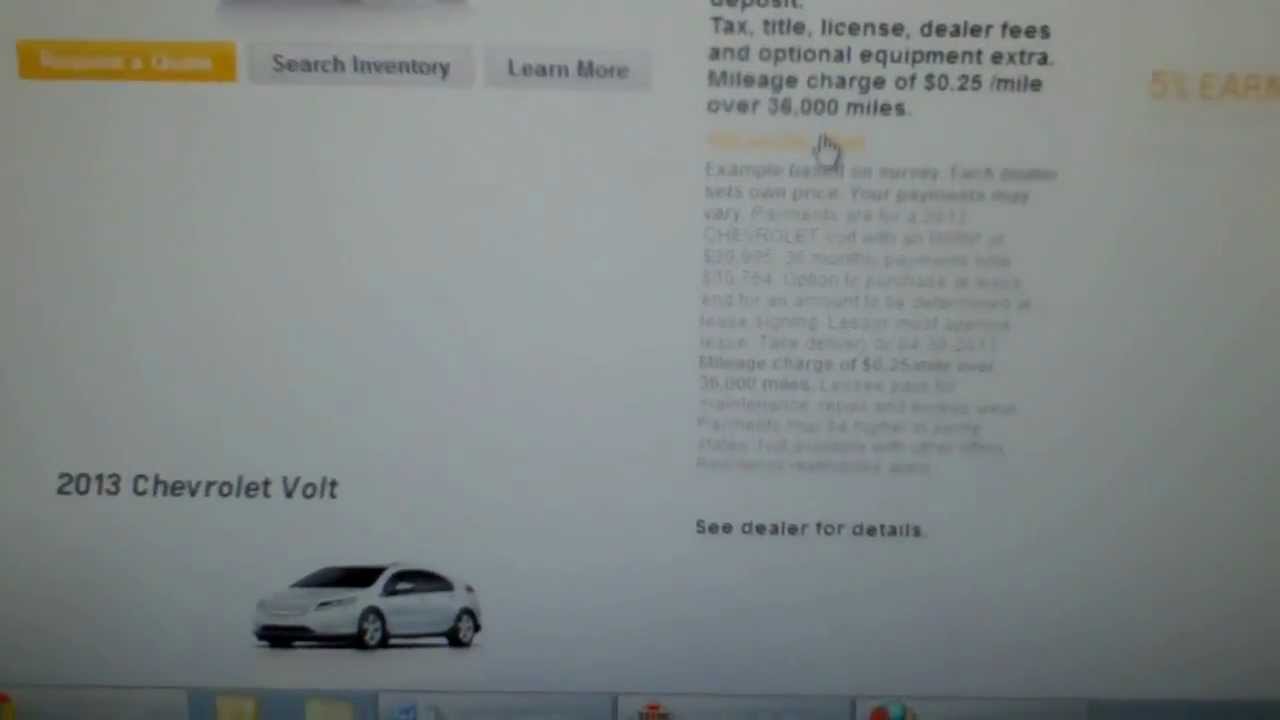 Chevy Volt Lease Special 3 4 13 Capitol Chevrolet San Jose YouTube