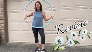 Check out how cool this weighted exercise hula hoop is… #review