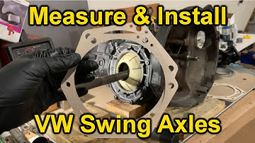 How to Install VW Swing Axles Correctly