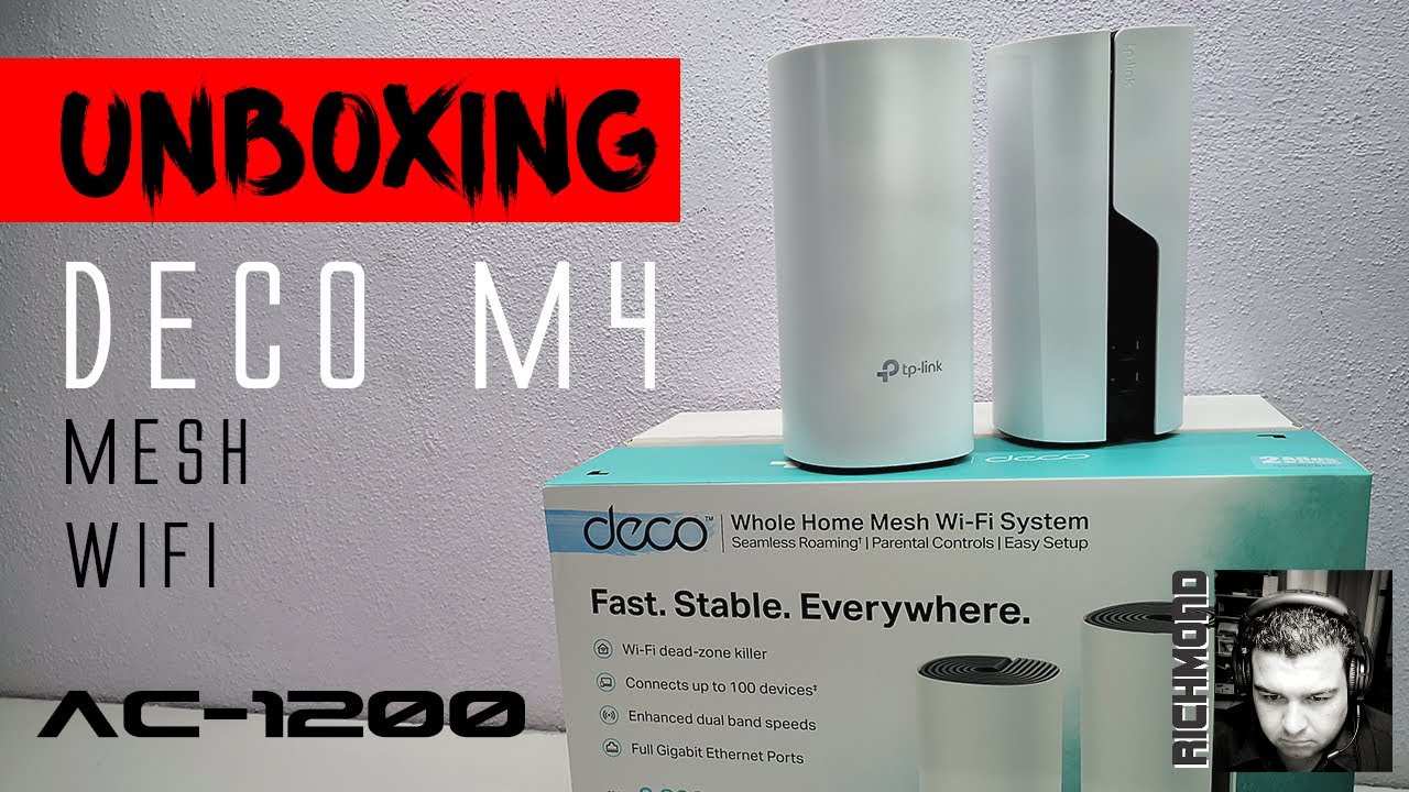 TP Link Deco M4 Unboxing and Setup // Unboxing the Deco M4 AC1200 