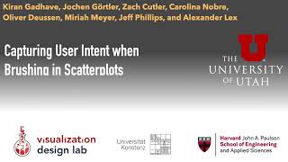 Predicting Intent Behind Selections in Scatterplot Visualizations