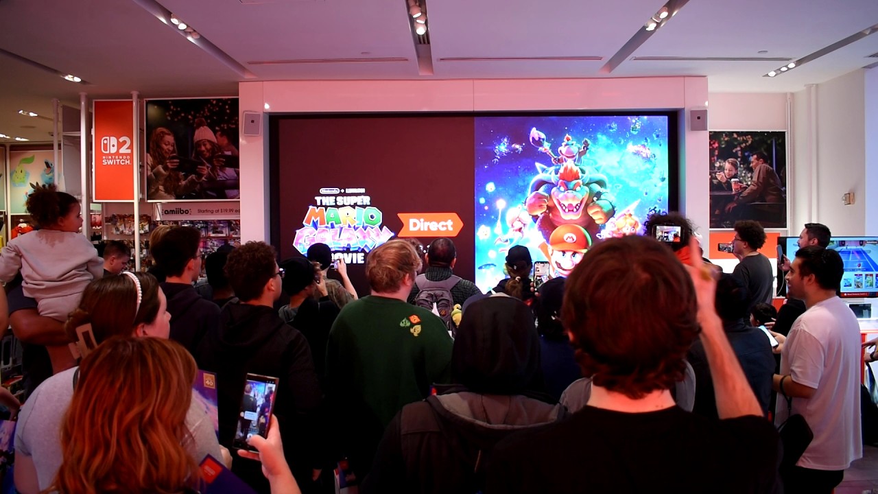 The Super Mario Galaxy Movie Direct 3.9.2026 (Final Trailer) Live Reactions at Nintendo NY