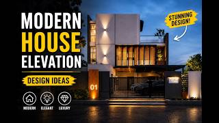 Urban Aura, Where Luxury Meets Simplicity.   35 Feet Front Designed elevation | DREAM HOMES