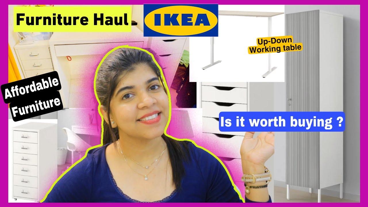*Ikea* Part 2 Furniture Haul ! Alex Chest of Drawer UpDown Working