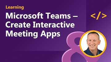 Create interactive meeting apps for Microsoft Teams