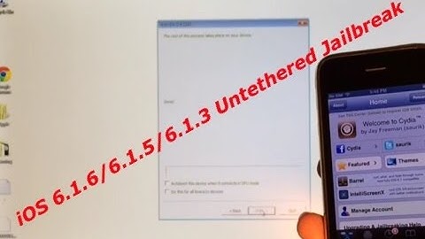 iOS 6.1.6, 6.1.5, and 6.1.3 Untethered Jailbreak for iPhone 4, iPhone 3GS, and iPod touch 4