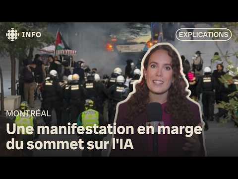 AI Summit in Montreal: clashes during a protest | Front line