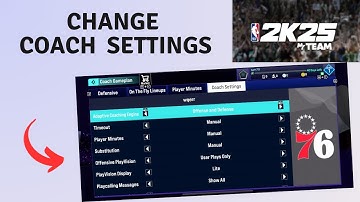 How to change Coach Settings and timeout in NBA 2K25 MyTEAM m