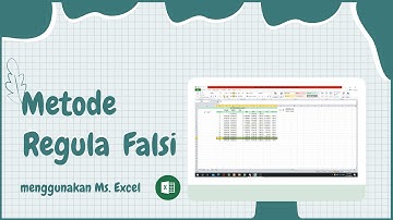 Metode regula falsi - Metode Numerik