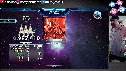 Testing the DDRPad.com L-TEK "penny" mod - Judge 4 - ZERO Greats on WAKA LAKA twice