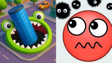 Hole.io VS Hide Ball Max All Levels Gameplay Android,iOS NEW UPDATE