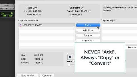 Pro Tools Basics-Importing Audio