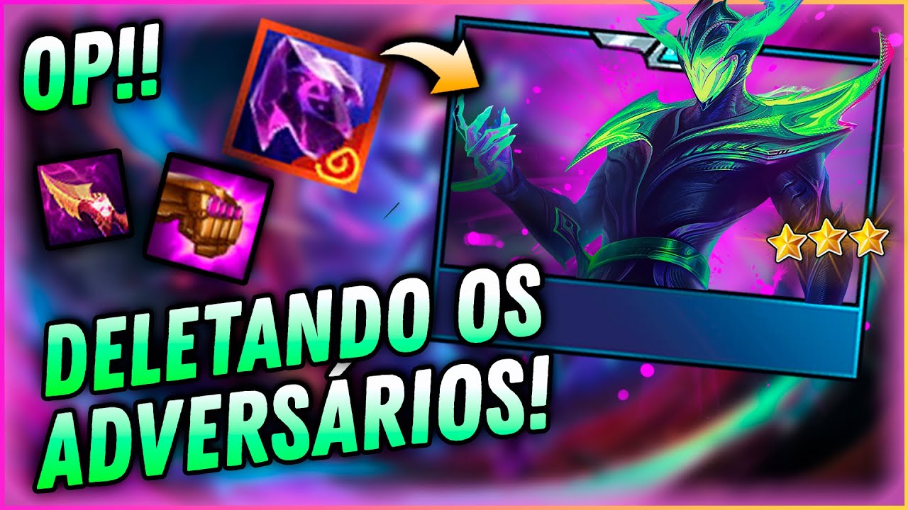 CONSEGUI A JOIA DA RUÍNA COM O MALZAHAR! NÃO TEM COMO PERDER | Teamfight Tactics 