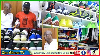 I've over 250 sports shoes and wears Because I have passion for Exercise -65yrs Oheneba Ntim Barimah