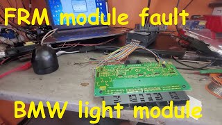 BMW E91/90 FRM module fault / BMW light module  programming