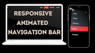 Navigation Bar (Animated & Responsive) with NextJS & Framer Motion