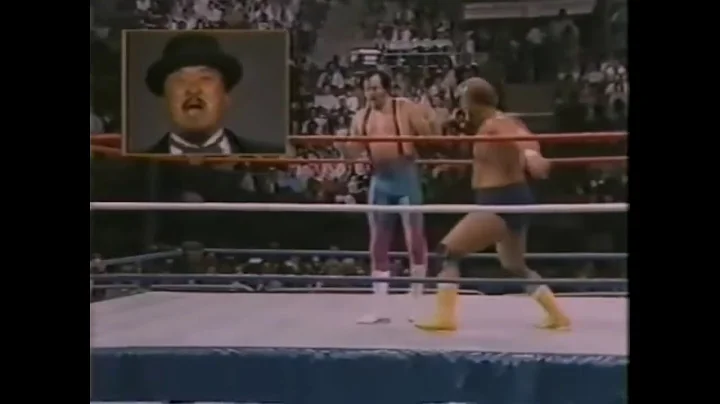 Honky Tonk Man vs Jobber Ron Shaw WWF Superstars 1...