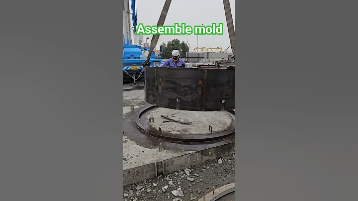 Assemble steel mold. #precast #civilengineering #construction