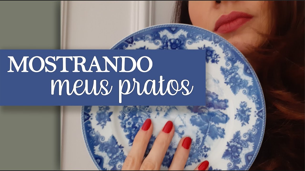 Minha COLEÇÃO DE PRATOS para mesa posta