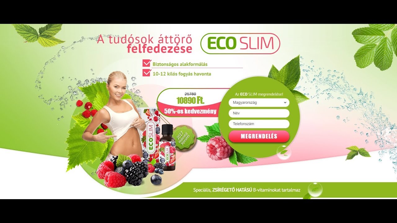 Eco Slim Fogyasztószer Vélemény | Ára, Hatása, Használata - Eco Slim