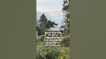 bán đất đường nhựa lớn, có cây ăn trái ở xà bang châu đức bà rịa vũng tàu#shorts