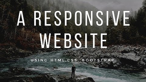 part 1, complete Responsive website using HTML CSS Bootstrap and javascript.