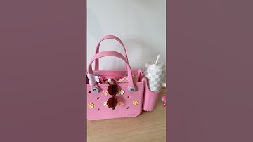 *asmr* pink bogg bag 🎀💗🌸 #asmr #restock #pink #aesthetic #satisfying