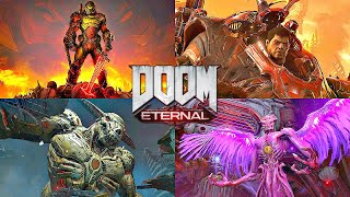 Doom Eternal - All Boss Fights + DLC (2021)