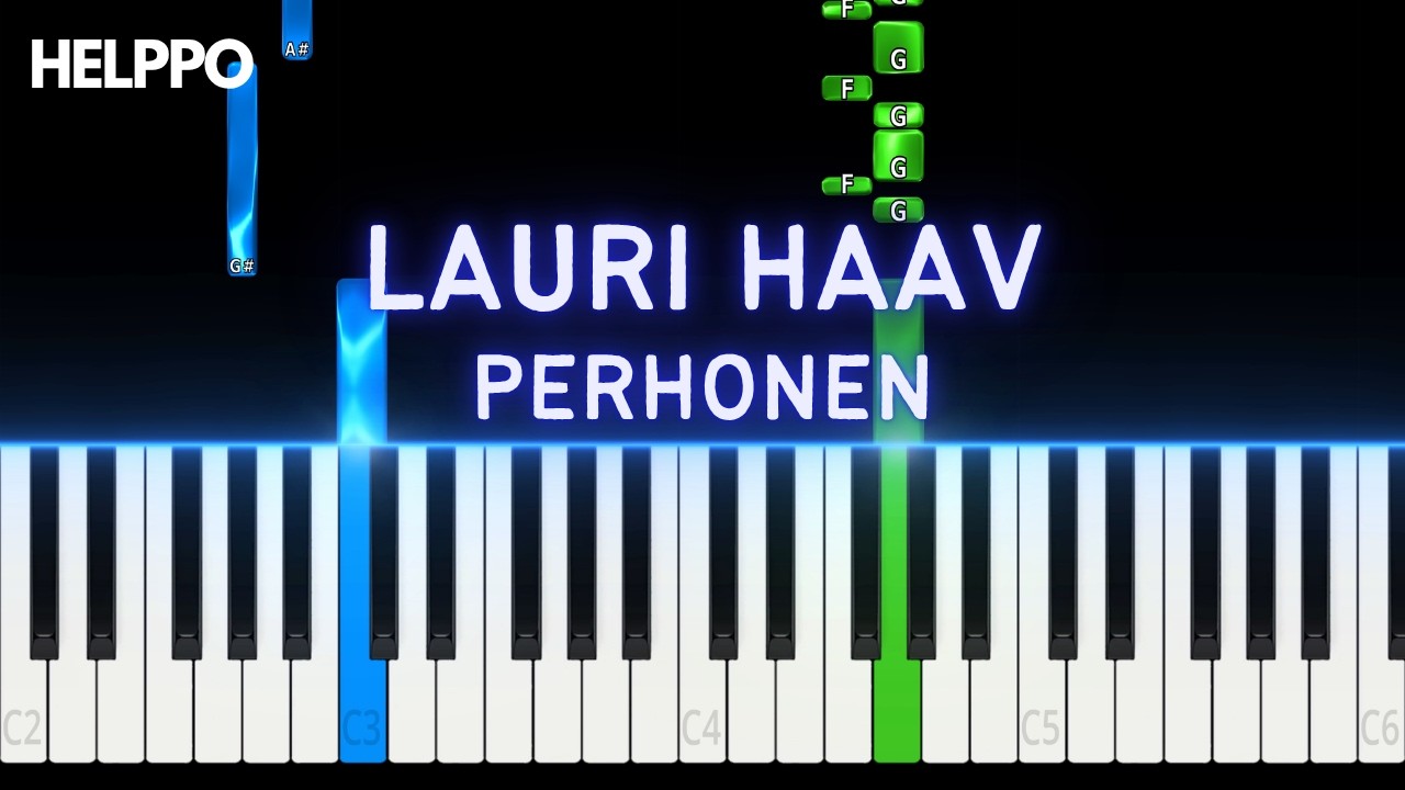 Lauri Haav - Perhonen | Helppo Piano Tutorial