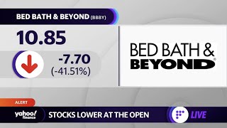 Bed Bath & Beyond stock dives 40% at market open