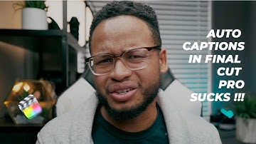 Create Captions Faster in Final Cut Pro and Increase Accessibility and Engagement.