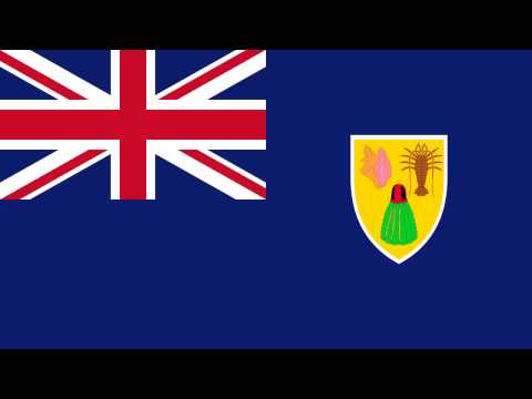 Bandera e Himno de Islas Turcas y Caicos (Reino Unido) - Flag of Torks And Caicos Islands (UK)