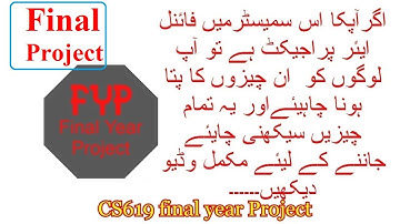 Final Year project selection Method