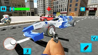 Police Formula Car Gangster Crime City Chase Simulator - Android Gameplay HD screenshot 4