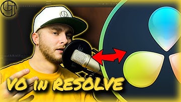 Recording a Voiceover in Davinci Resolve Fairlight