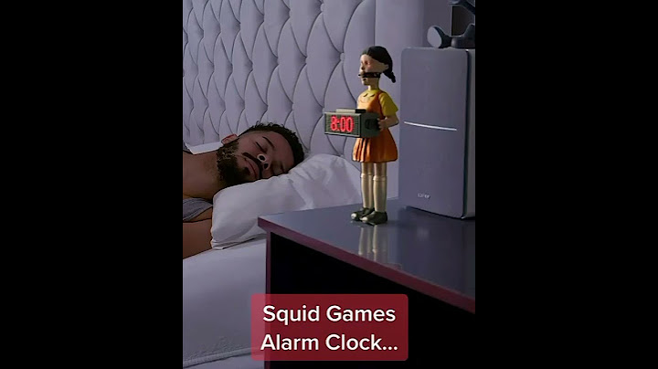Alarma juego del calamar