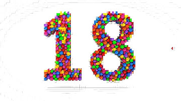 Learn Number 18 on 3d Color Balls | Sparta PixelStatue Effects (sponsored by preview2effects)