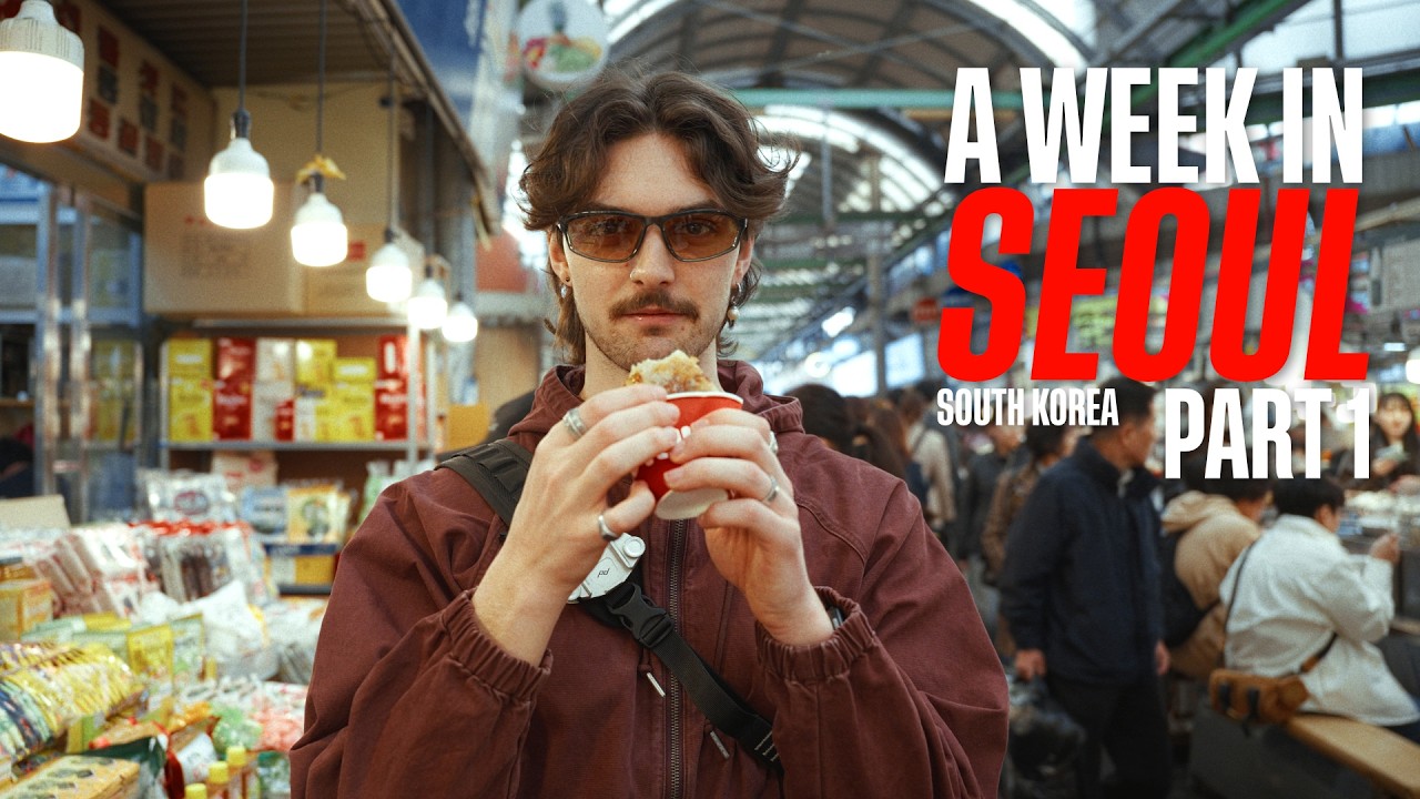 1 week in Seoul | tasting new foods, clothes shopping