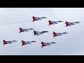 Swifts in a group of 9 MiG-29 \ Стрижи в составе группы из 9 МиГ-29